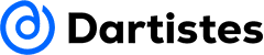The logo of dartistes.com